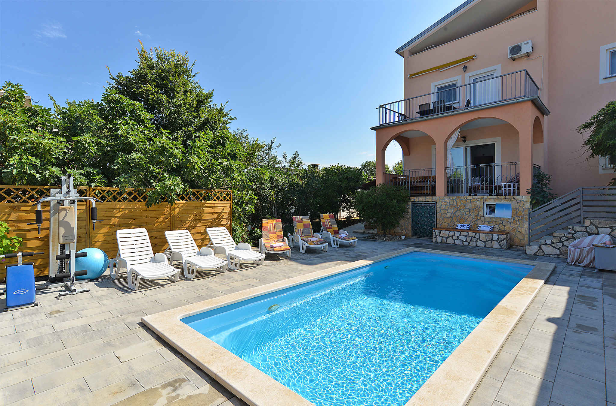 Ferienwohnung mit Pool und Klimaanlage  in Kroatien
