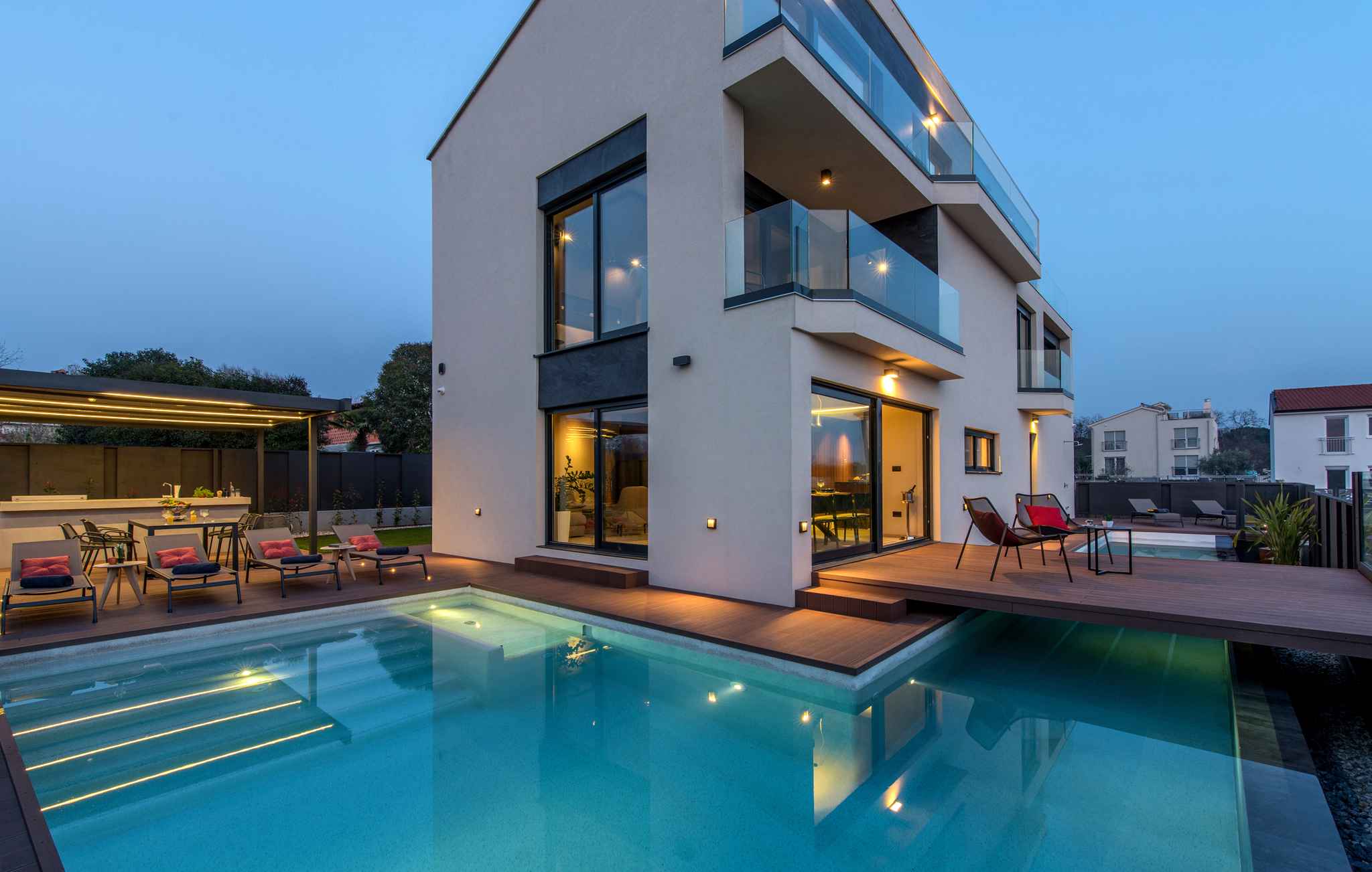 Villa mit Pool in Strandnähe Ferienhaus in Kroatien