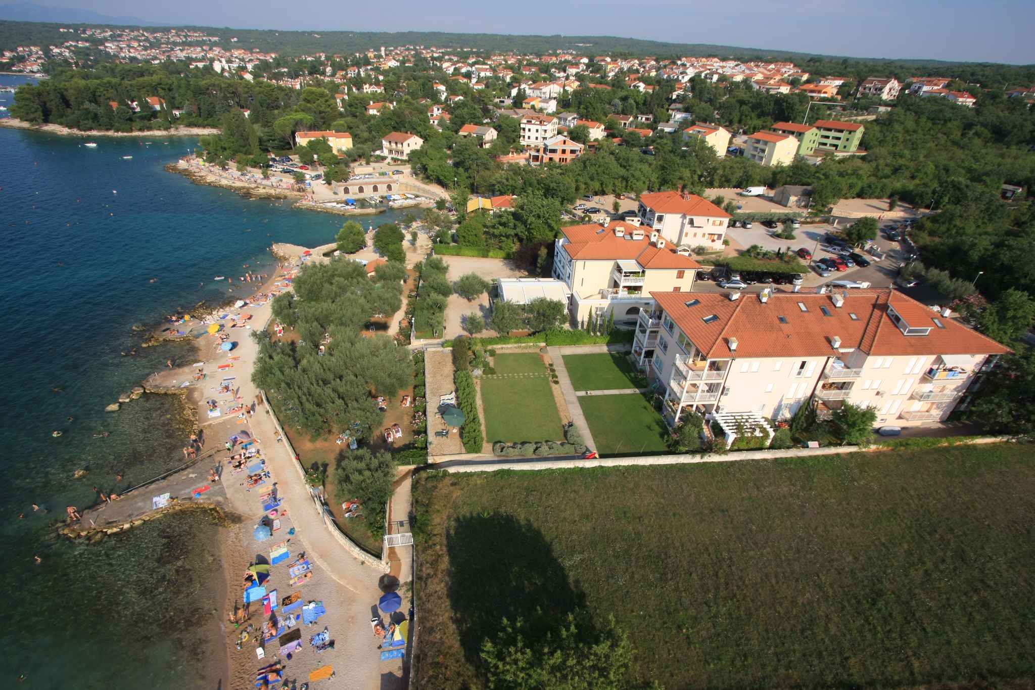Ferienwohnung mit Klimaanlage und Meerblick  in Kroatien