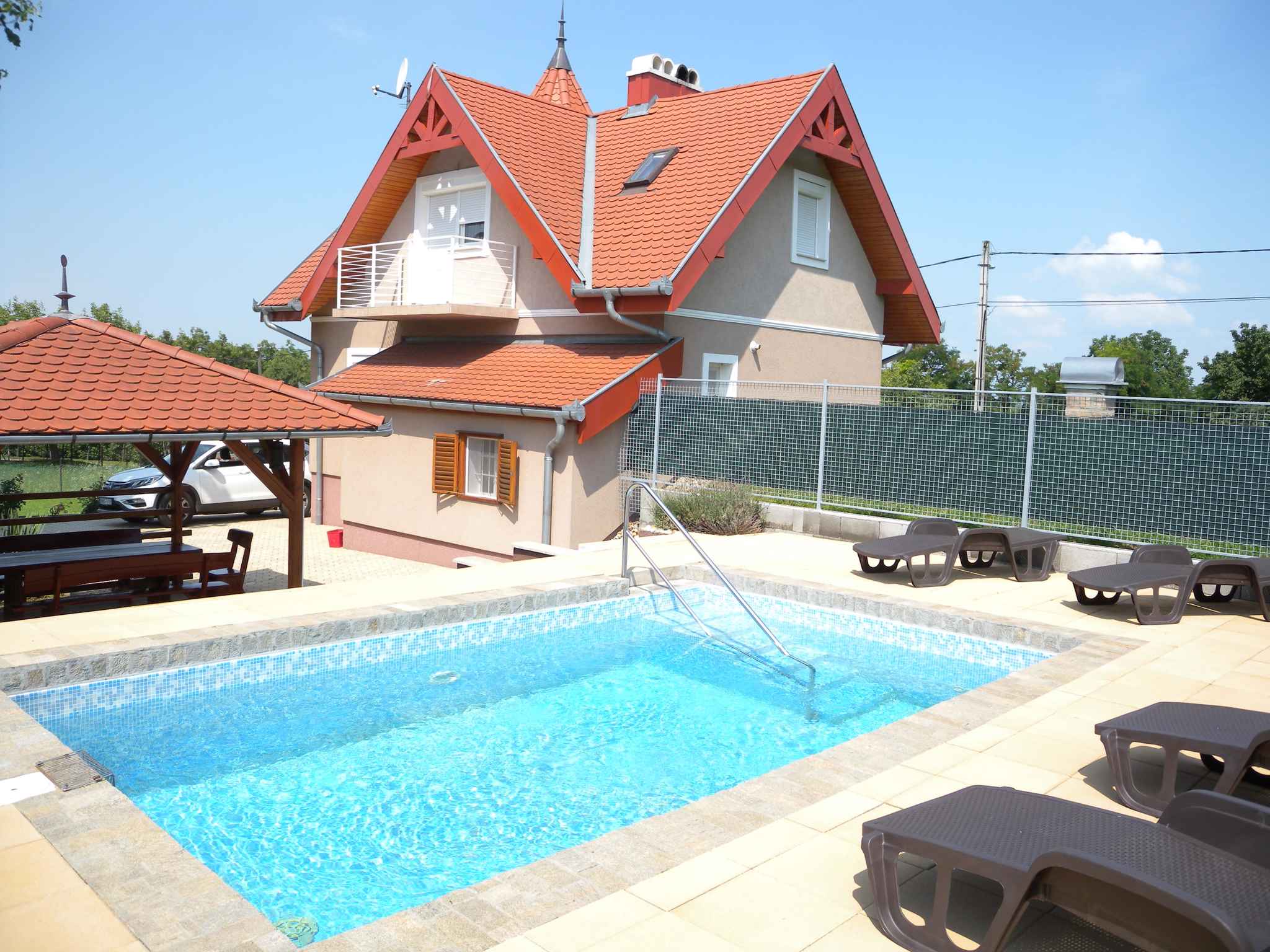 Ferienhaus mit Panorama blick und Pool Ferienhaus in Ungarn