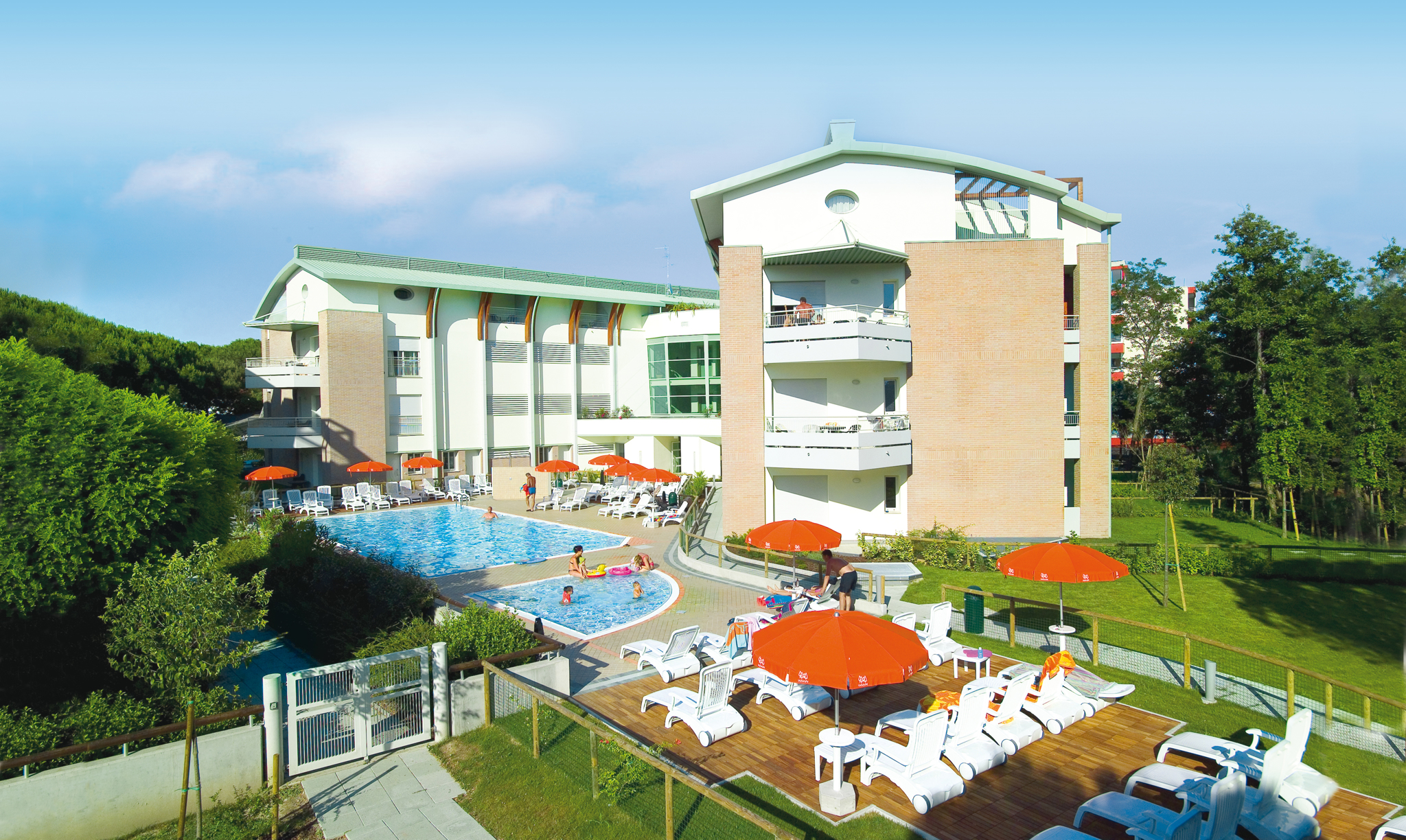 Ferienwohnung mit Pool für Erwachsene und Kin  in Bibione