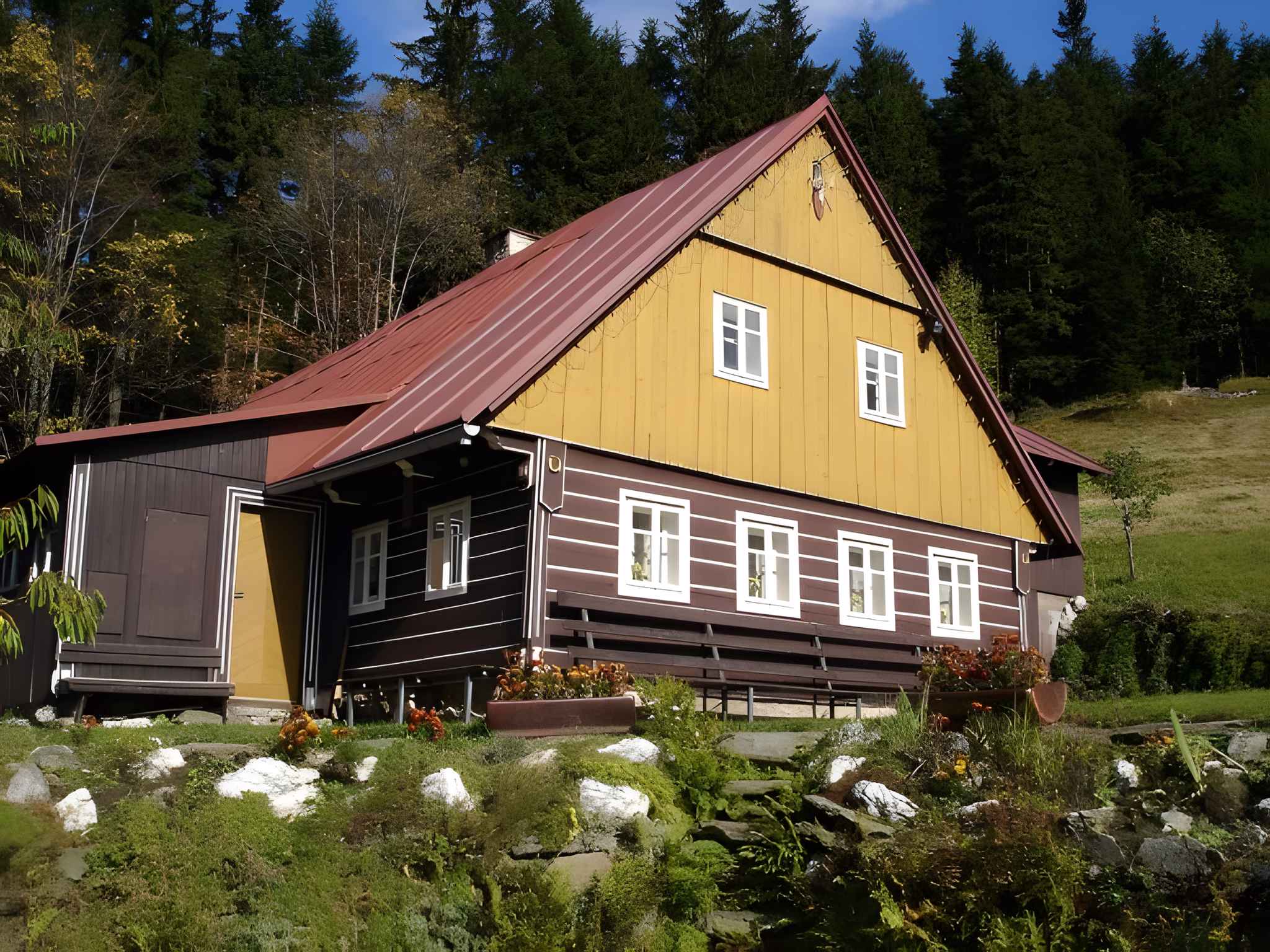 Ferienhaus mit wunderschöner Aussicht auf Rie Ferienhaus  Tschechische Republik