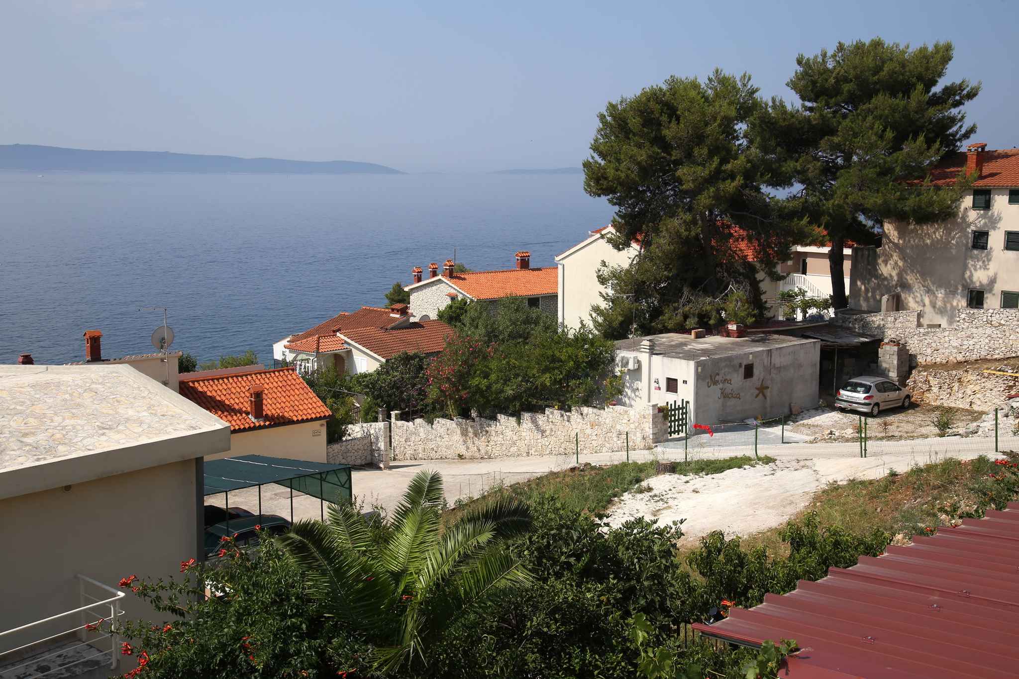 Ferienwohnung mit 2 Terrassen, Meerblick und 20 m   in Kroatien