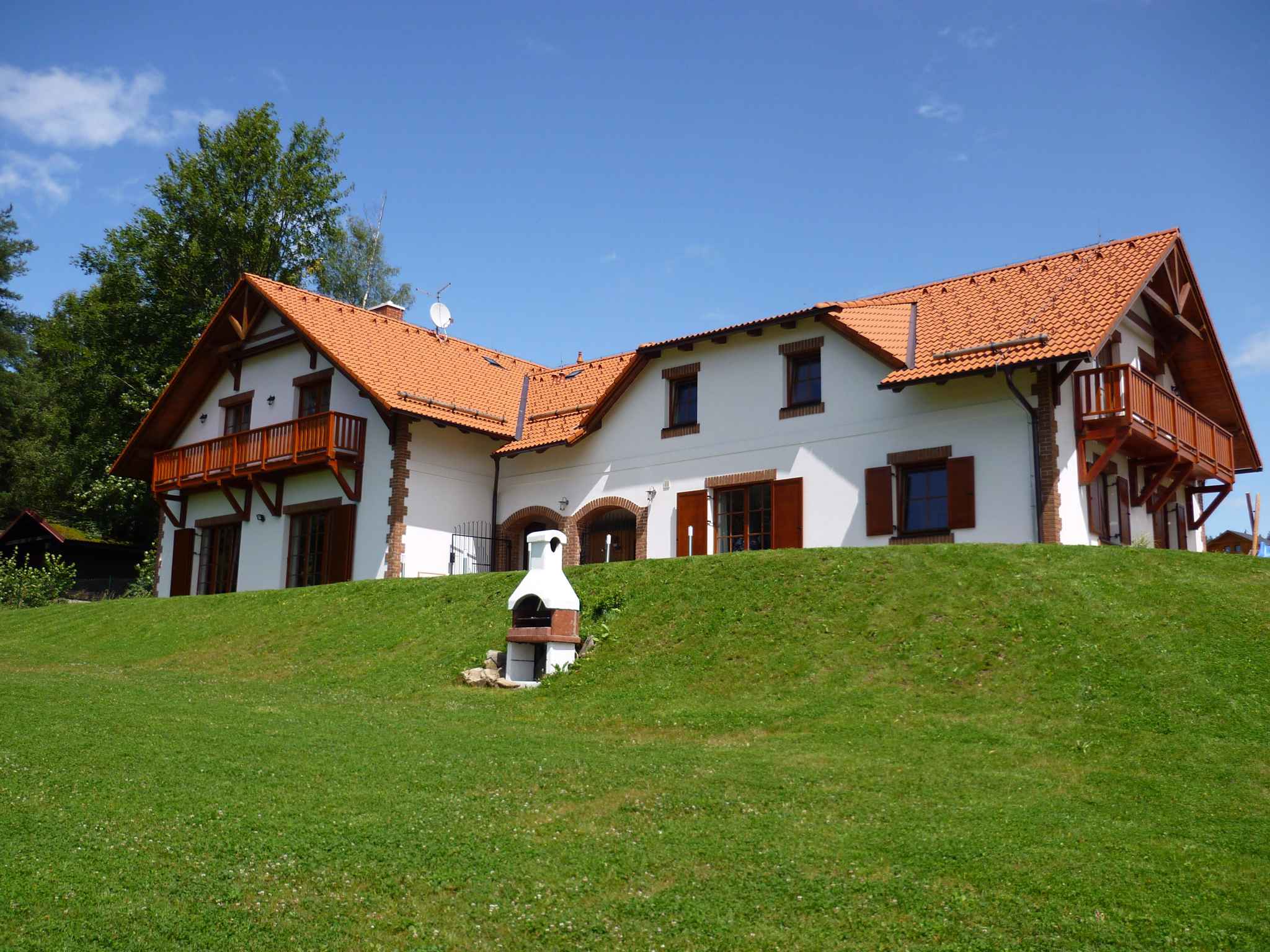 Ferienhaus mit Kamin, Sauna und Garten am Lipno-St Ferienhaus in Lippen - Lipno nad Vltavou