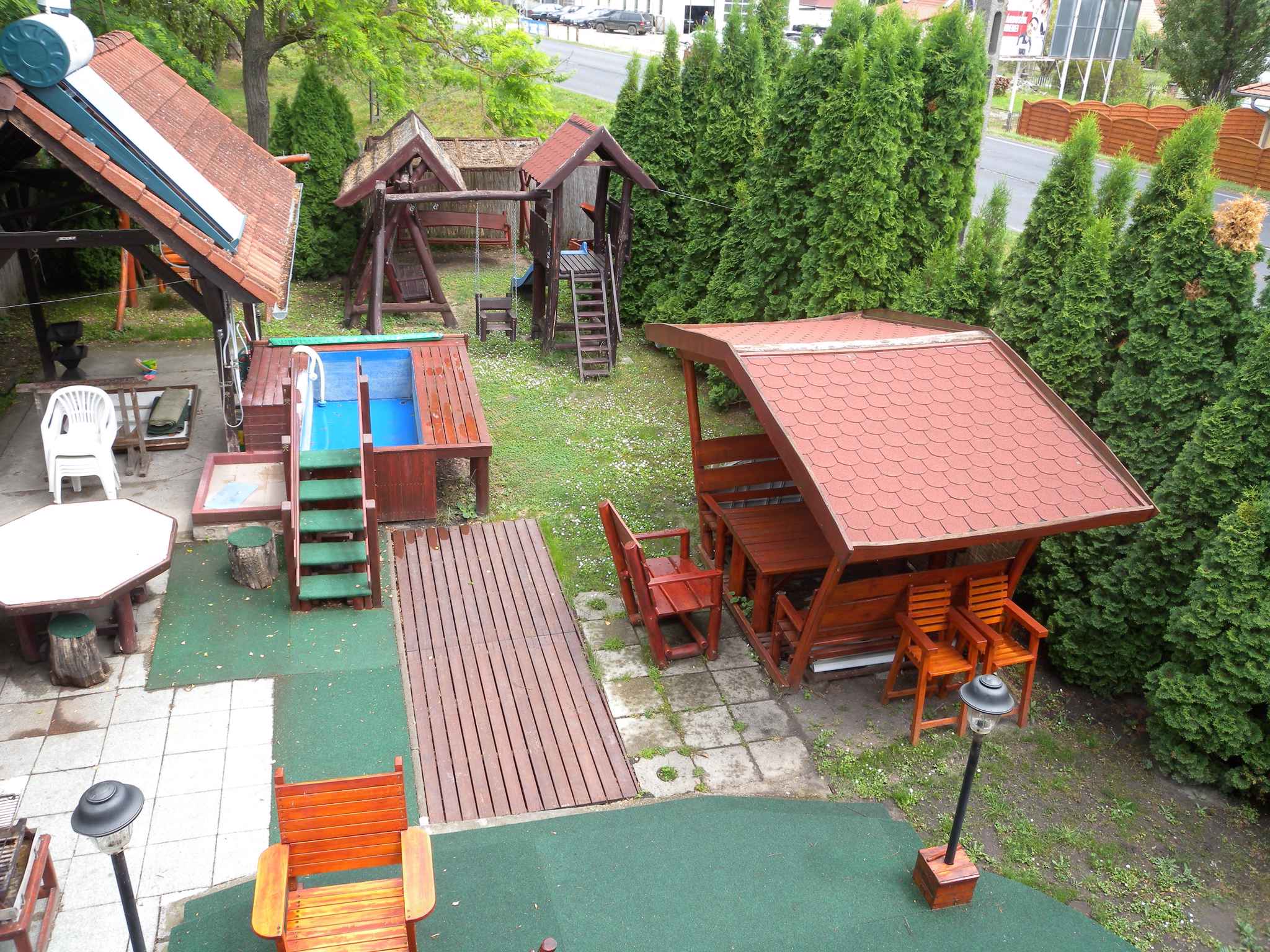 Ferienhaus mit Pool, Kinderschaukel und Rutsche Ferienhaus in Ungarn