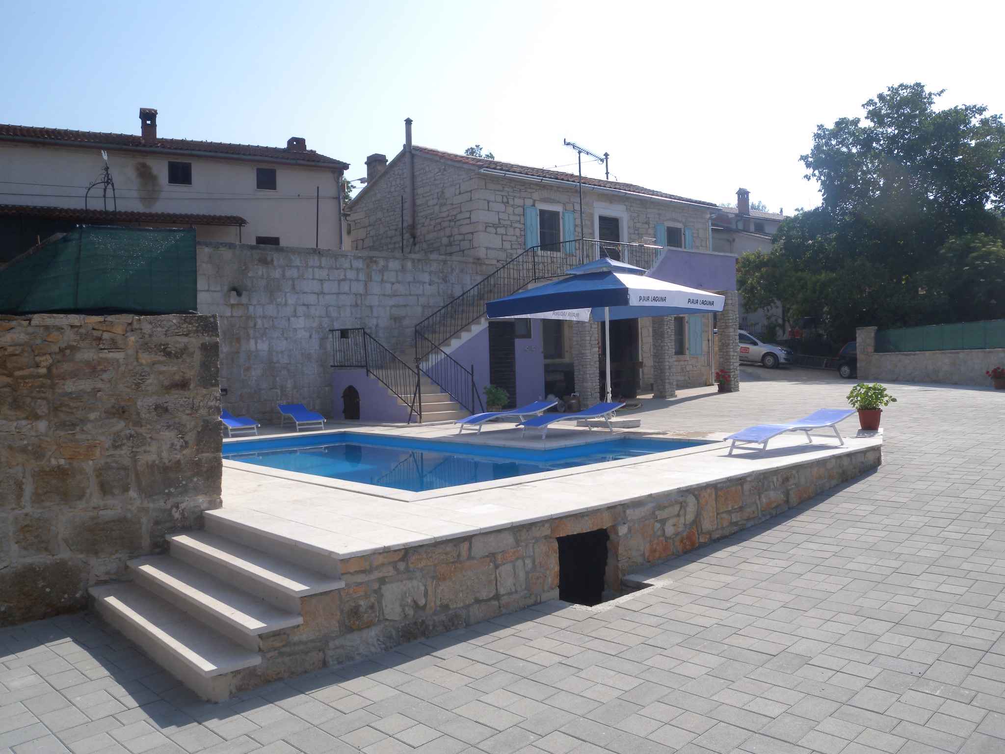 Ferienhaus mit Pool in typischen istrischen Dorf Ferienhaus in Istrien
