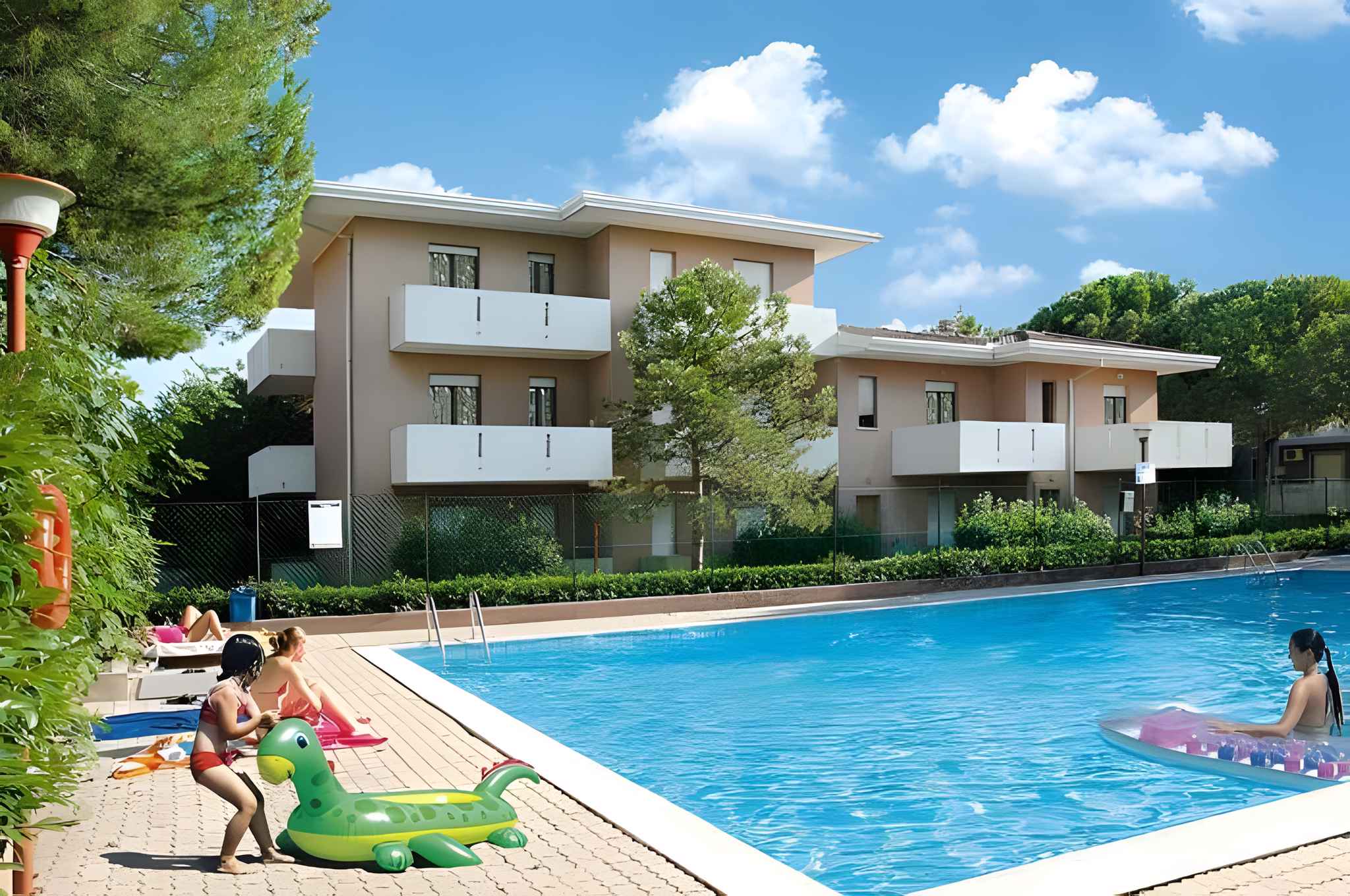 Ferienwohnung mit Pool und Klimaanlage  in Lignano
