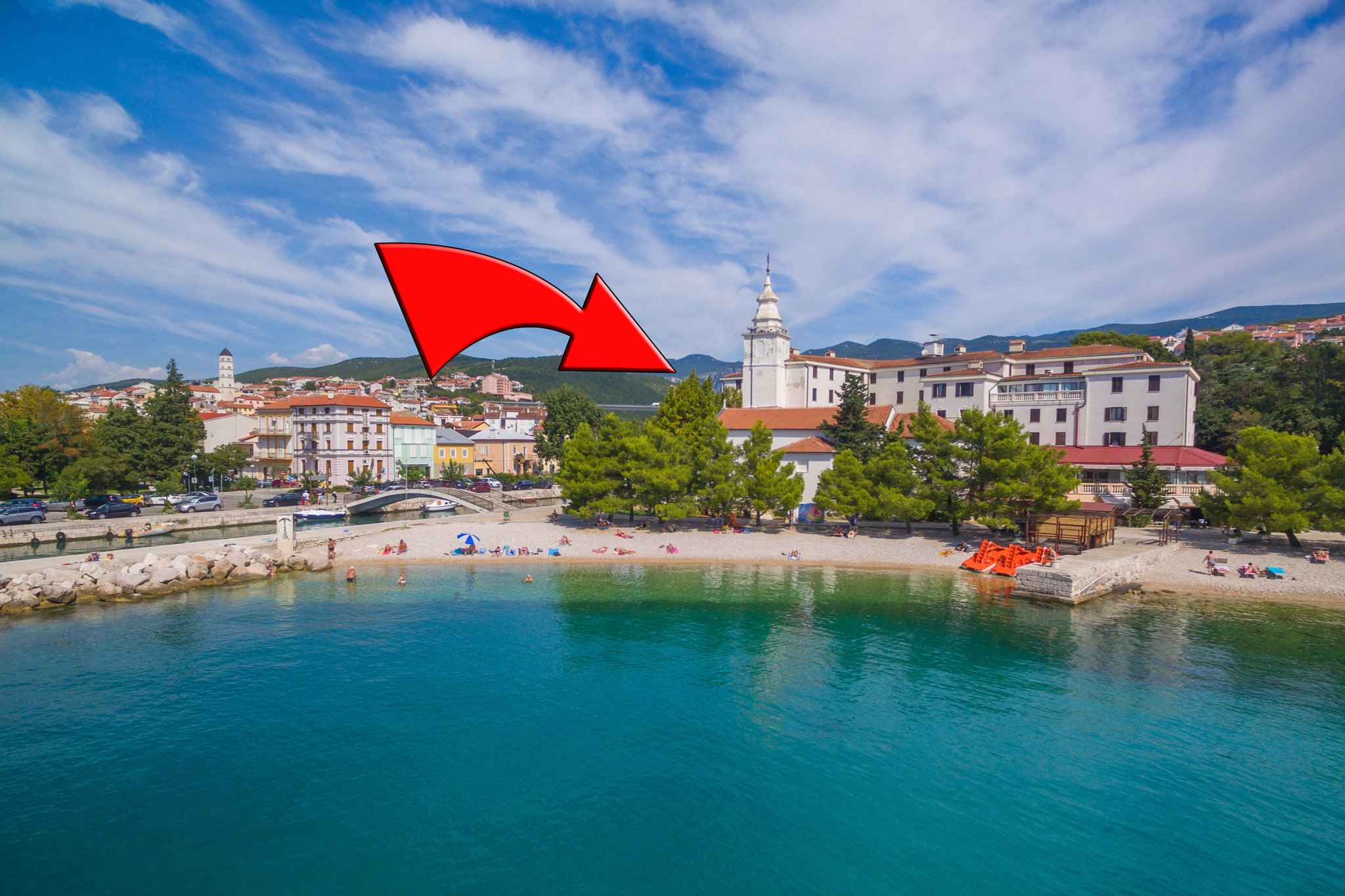 Ferienwohnung im Zentrum mit Terrasse  in Kroatien