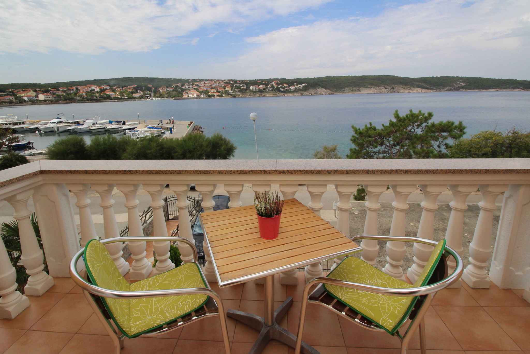 Ferienwohnung mit Klimaanlage und Meersicht, nur 1   kroatische Inseln