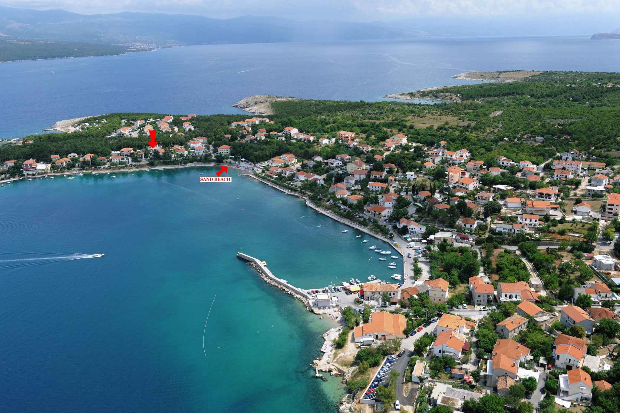 Ferienwohnung mit Klimaanlage und Internet  in Kroatien
