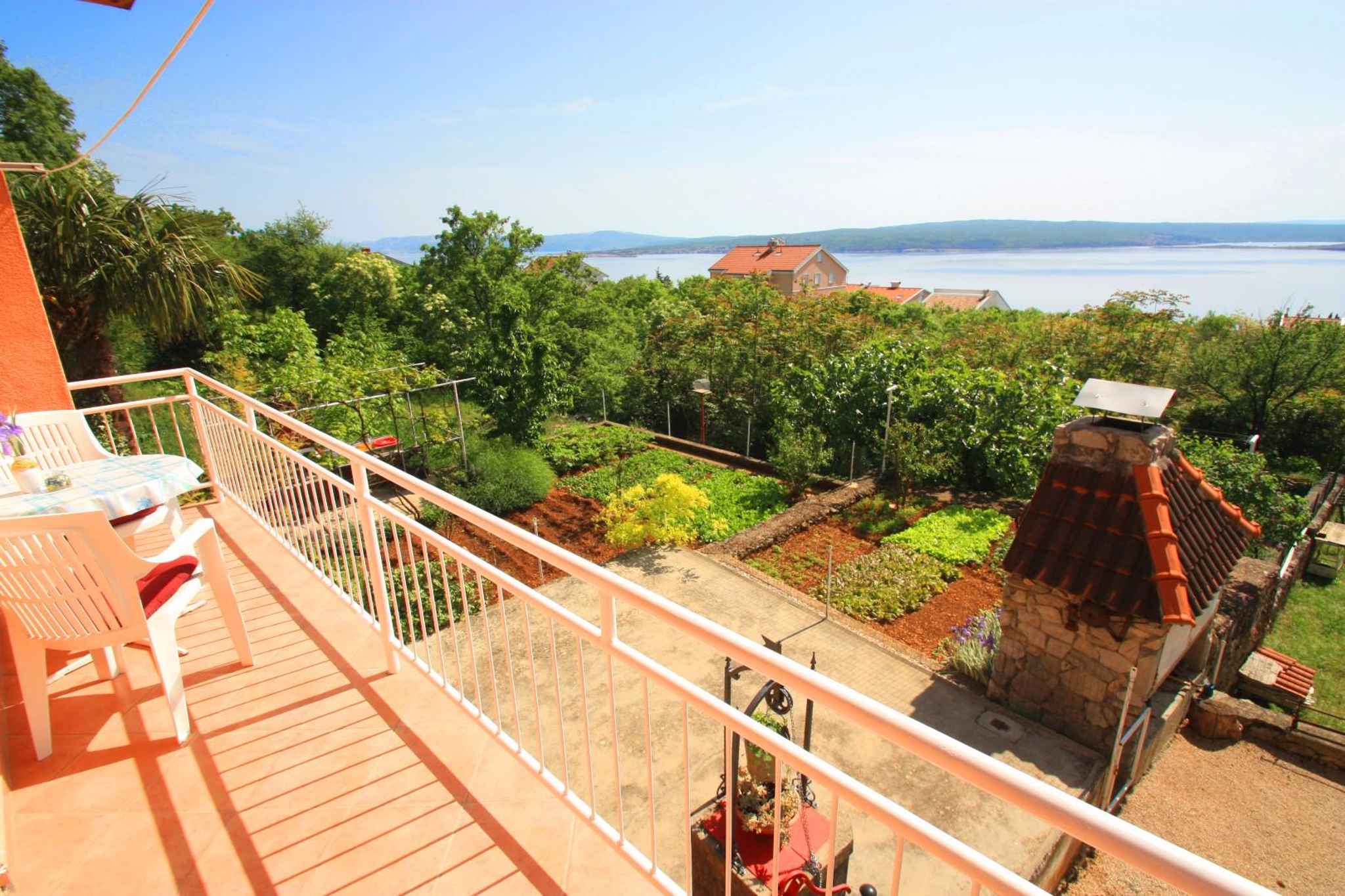 Ferienwohnung mit Balkon und Meerblick  in Kroatien