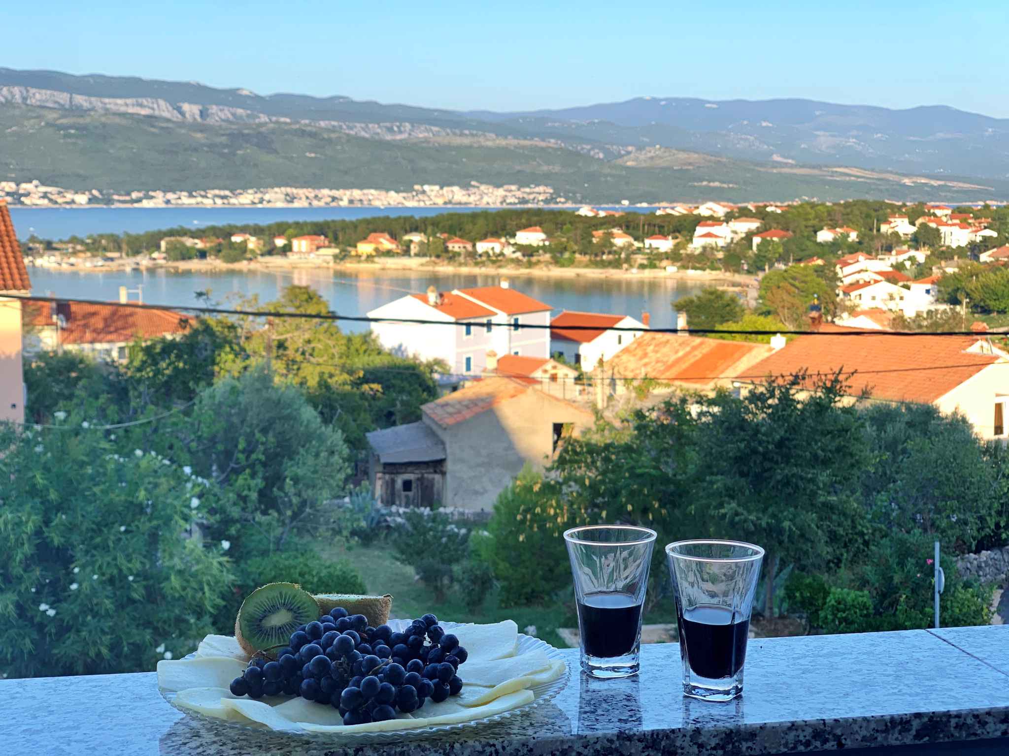 Ferienwohnung mit Panoramablick   kroatische Inseln