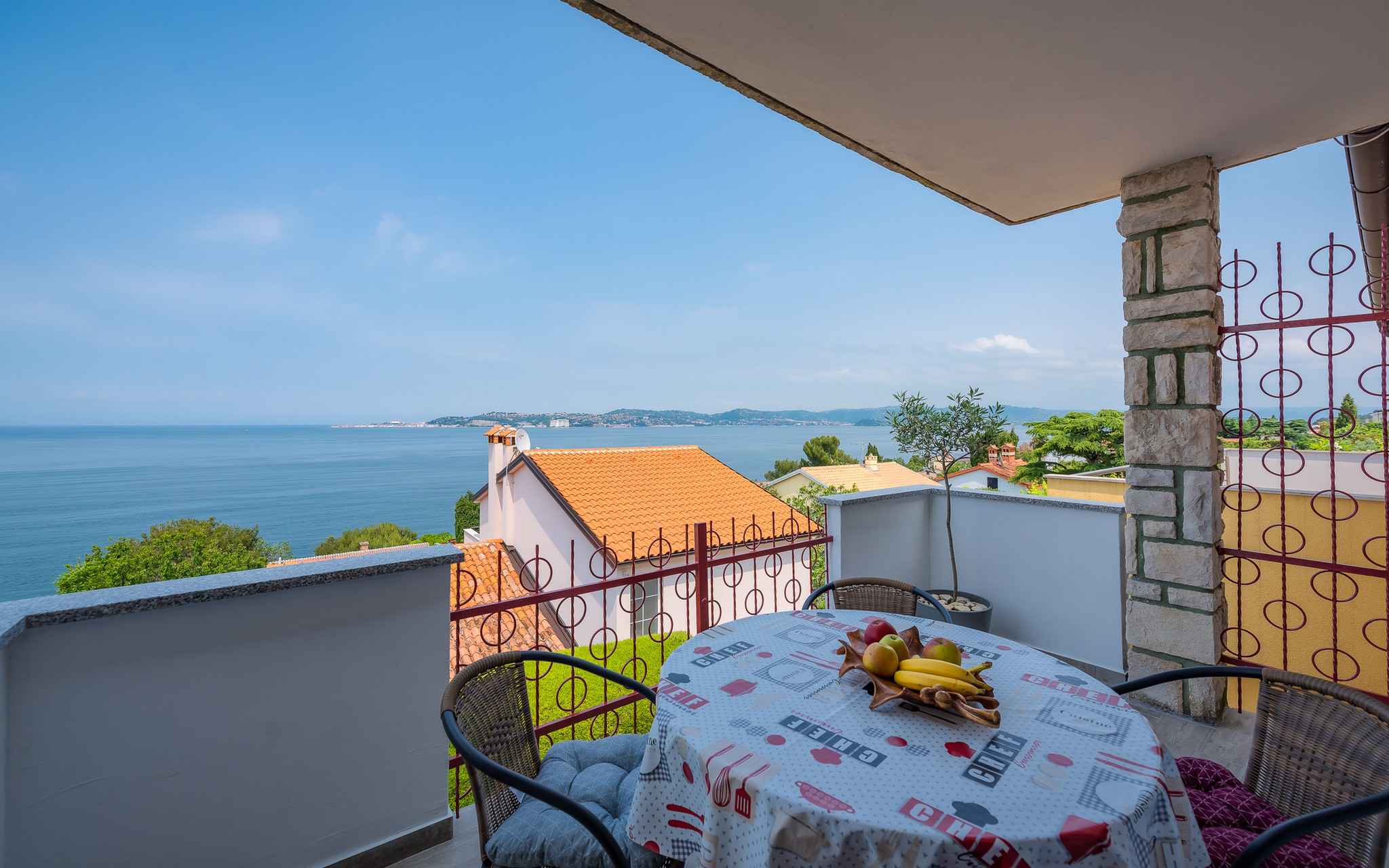 Ferienwohnung mit Blick auf das Meer  in Kroatien