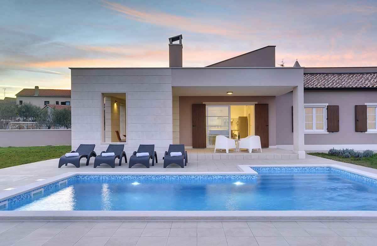 Ferienhaus mit Pool und Klimaanlage Ferienhaus in Kroatien