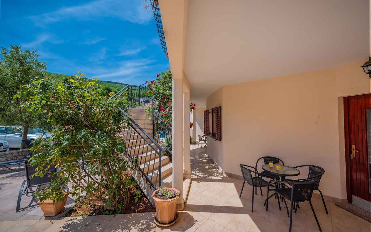 Ferienwohnung mit Meerblick und Balkon  in Istrien