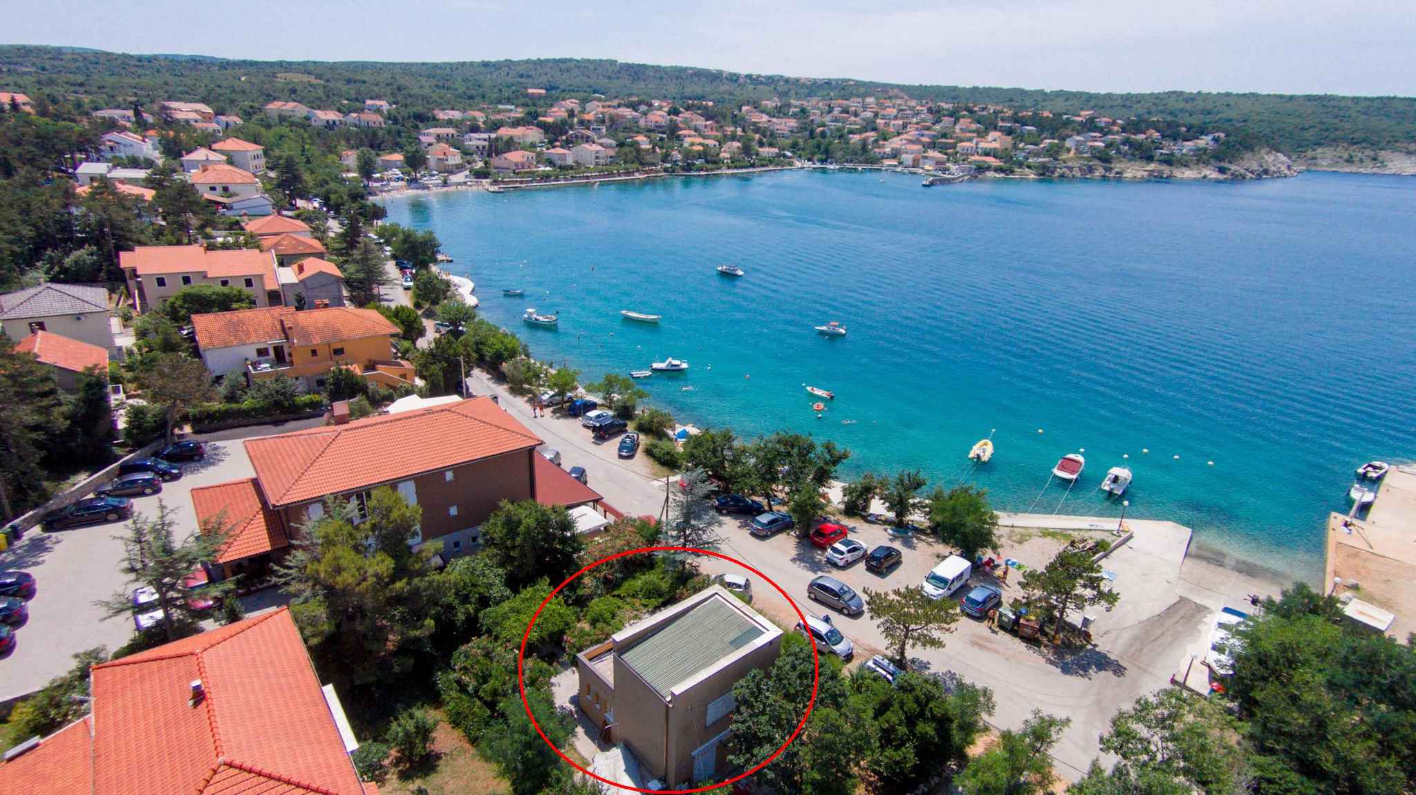 Ferienhaus 20 m zum Strand mit Terrasse Ferienhaus  kroatische Inseln