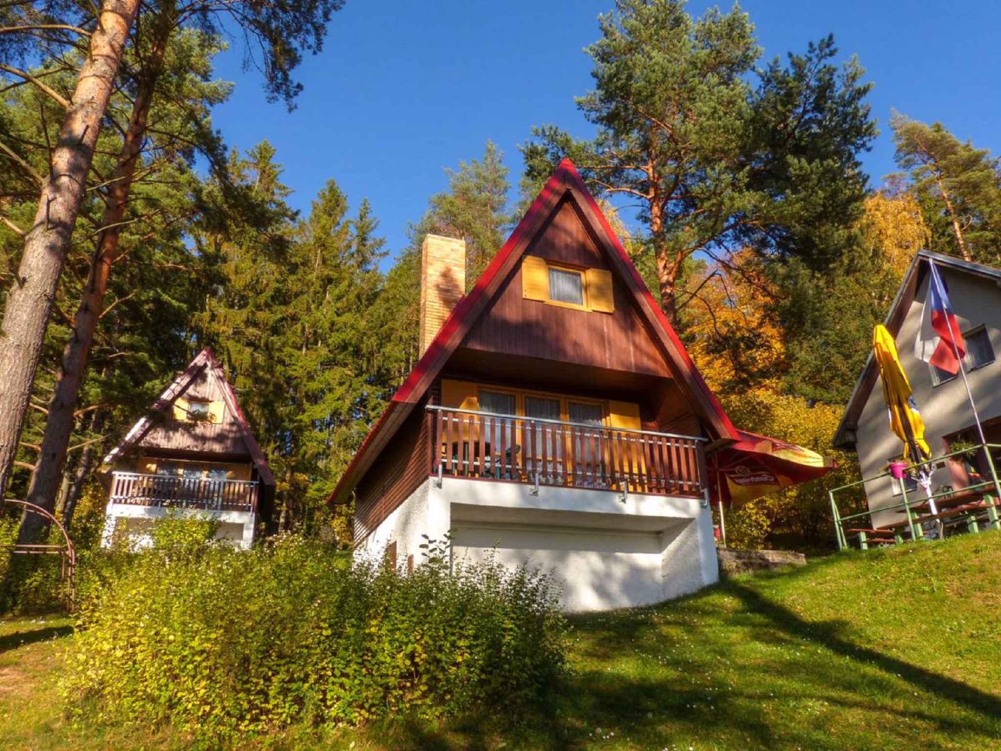 Hütte mit Aussicht auf Lipno See Ferienhaus  Tschechische Republik