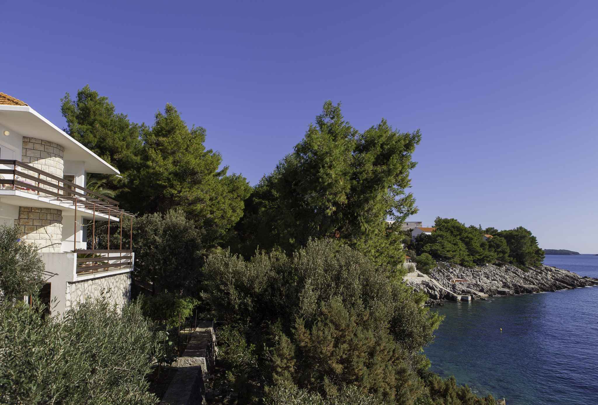 Ferienwohnung mit Klimaanlage und Privatstrand   kroatische Inseln