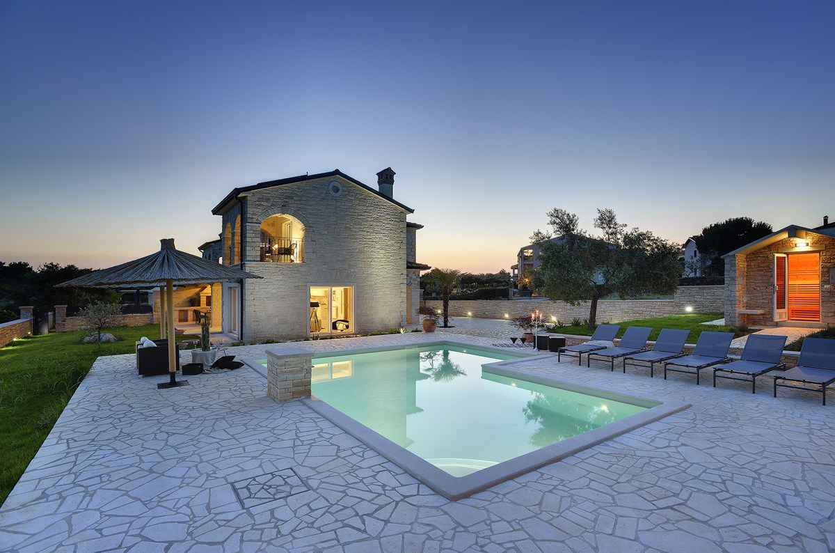 Villa mit Pool, Sauna und Fitness  in Istrien