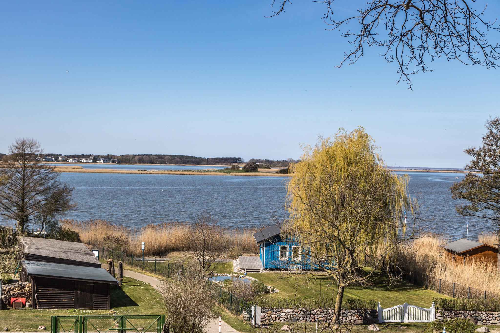 Ferienhaus mit Blick auf das Achterwasser Ferienhaus auf Usedom