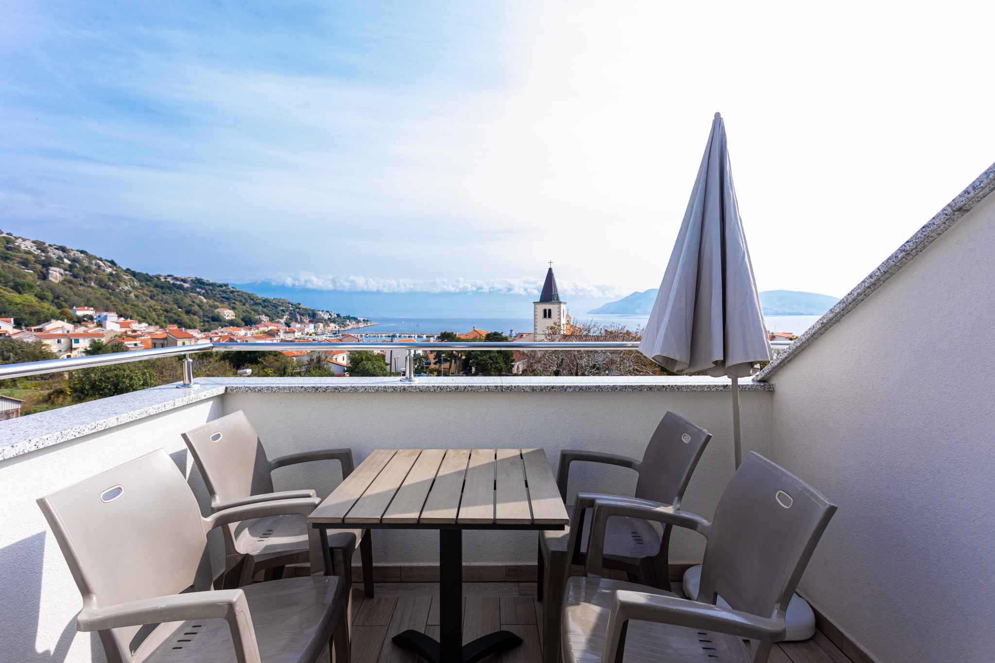 Ferienwohnung mit Klimaanlage und Terrasse  in Kroatien