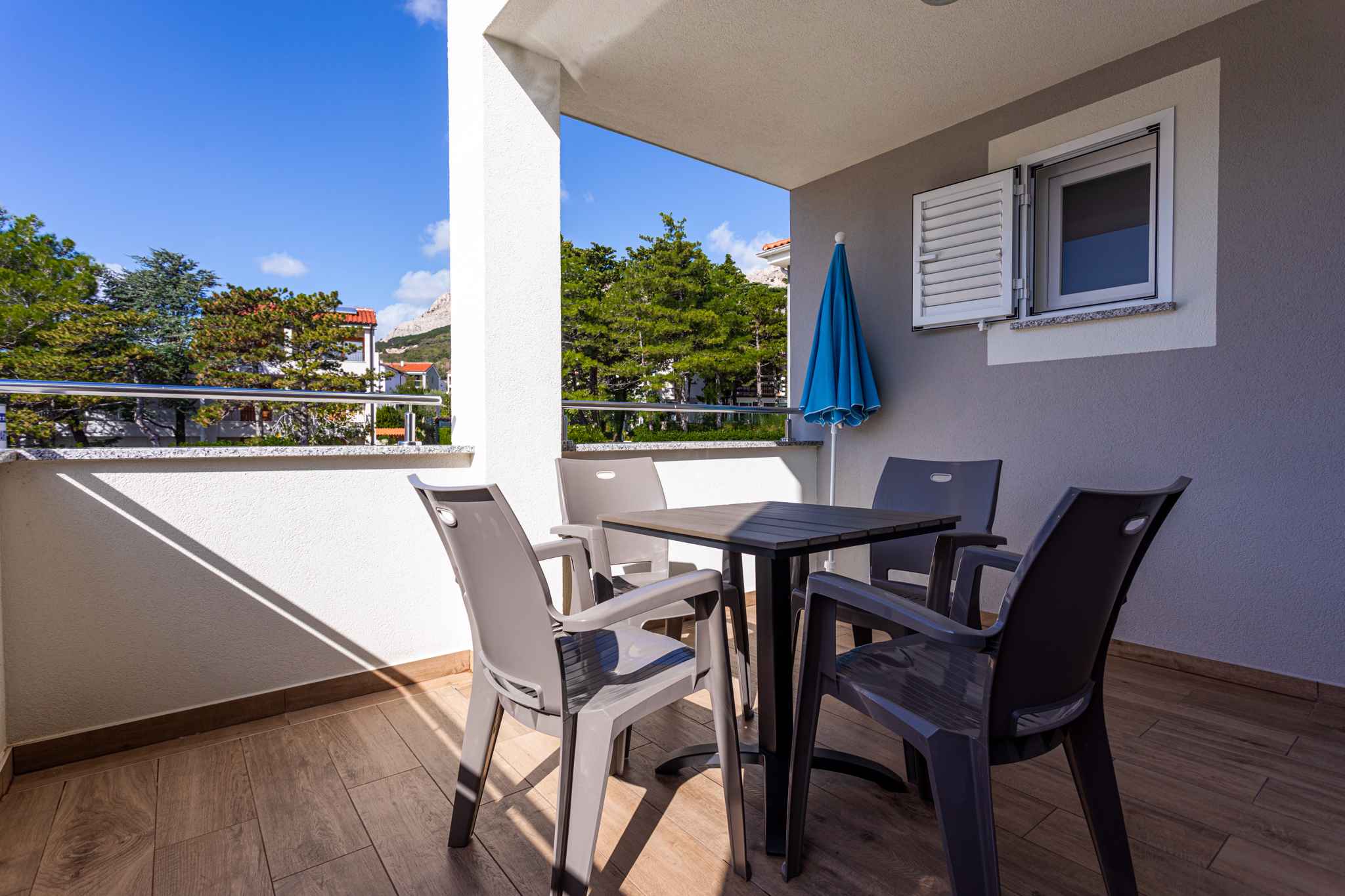 Ferienwohnung mit Klimaanlage und Balkon   Insel Krk