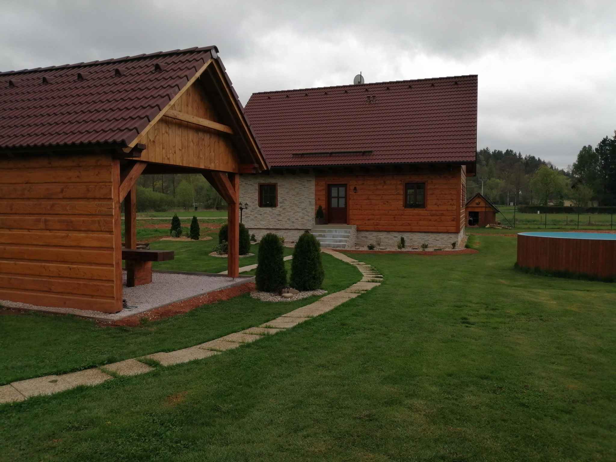 Ferienhaus mit Garten Sitzecke und Lagefeuer Ferienhaus  Riesengebirge CZ