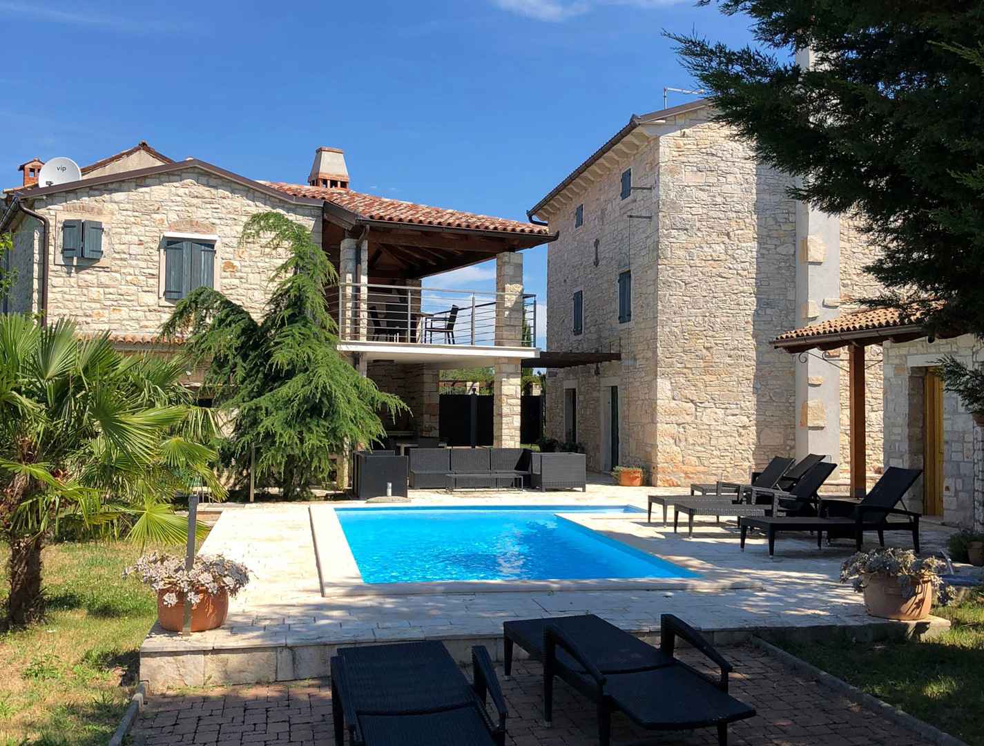 Villa mit Pool Ferienhaus in Kroatien