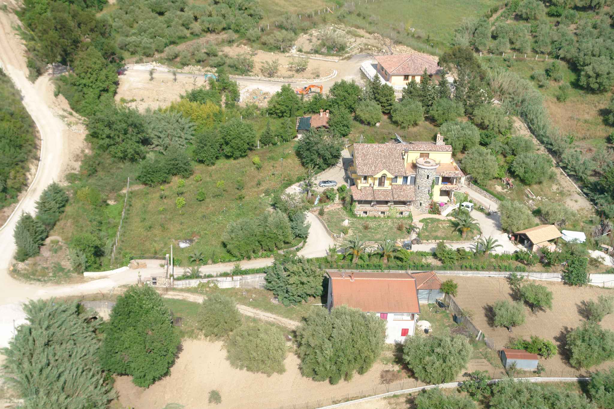 Ferienwohnung mit Terrasse und Meerblick Bauernhof in Italien