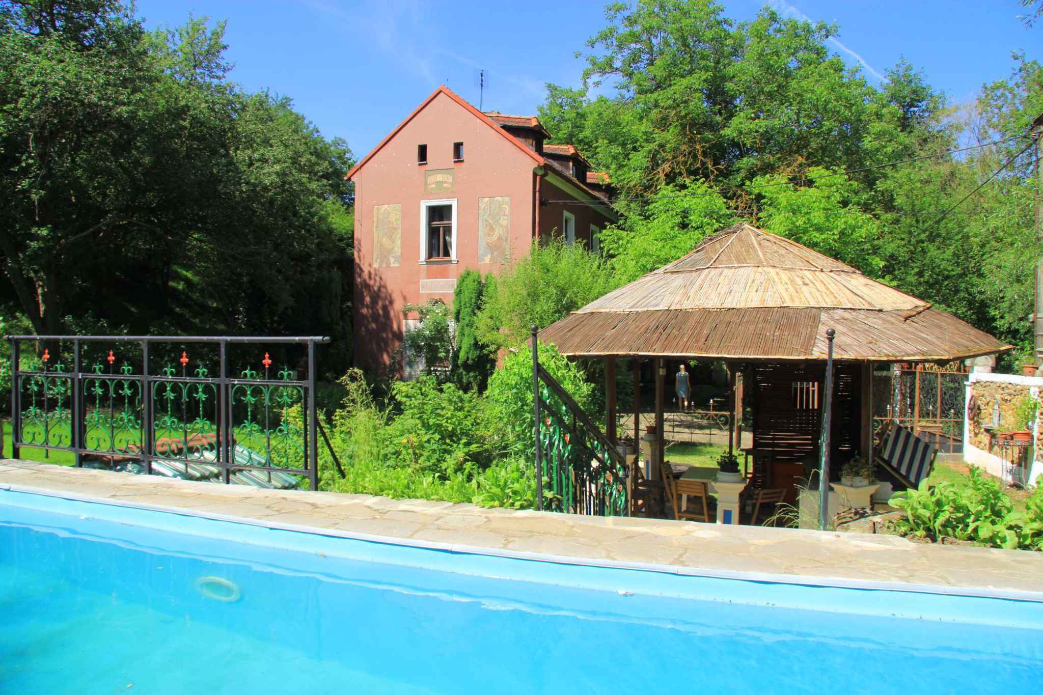 Ferienhaus mit solarbeheiztem Pool und Gartenpavil Ferienhaus  Tschechische Republik