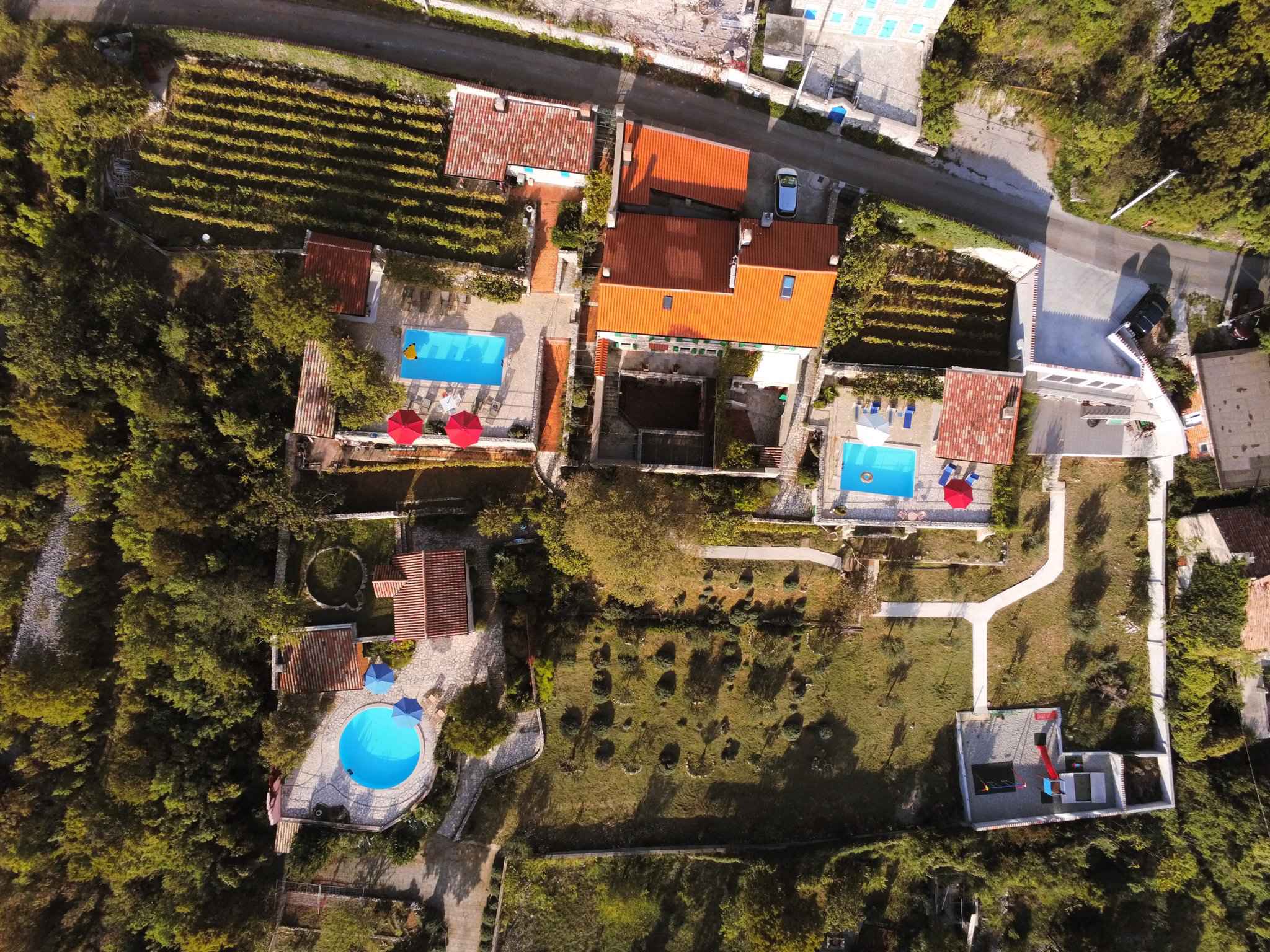 Ferienhaus mit Pool und Meersicht Ferienhaus in Kroatien