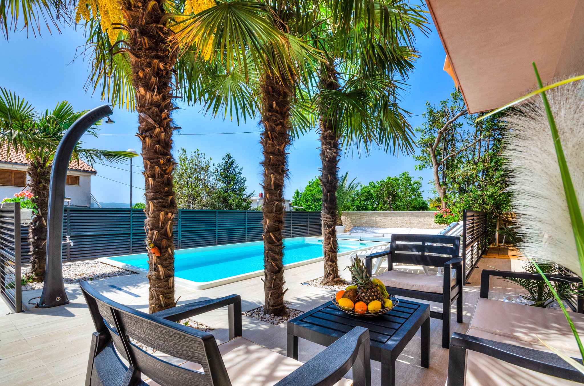Ferienwohnung mit Pool, Klimaanlage und Grill   Crikvenica
