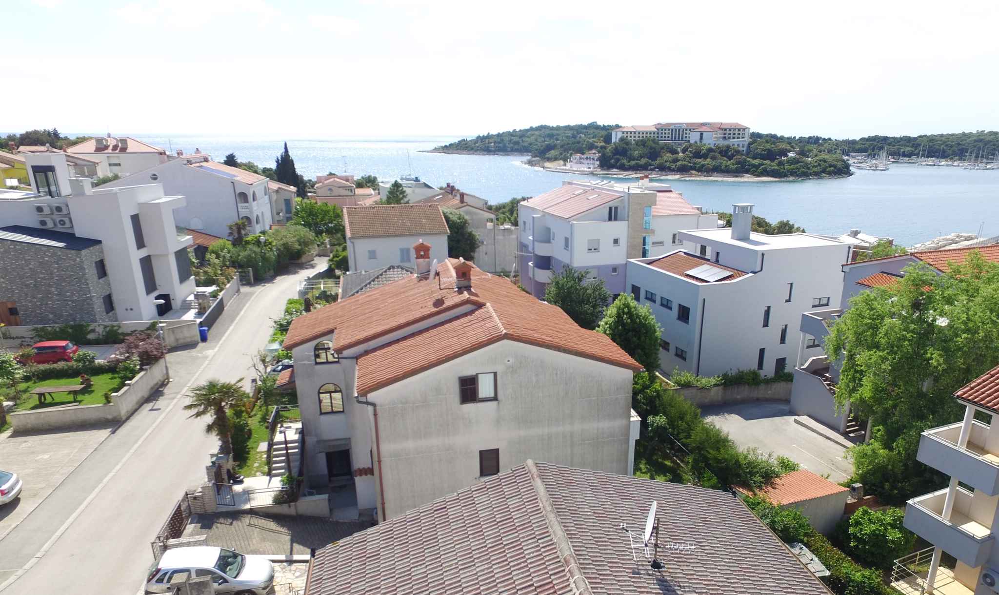Ferienwohnung mit Terrasse und Meerblick  in Istrien